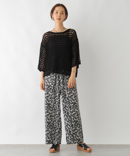 「LEPSIM」 半袖ニット FREE アイボリー レディース_画像9