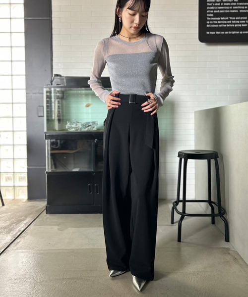 Kotoe（コトエ） tシャツ 「全8色」 ラメシアートップス クルーネック