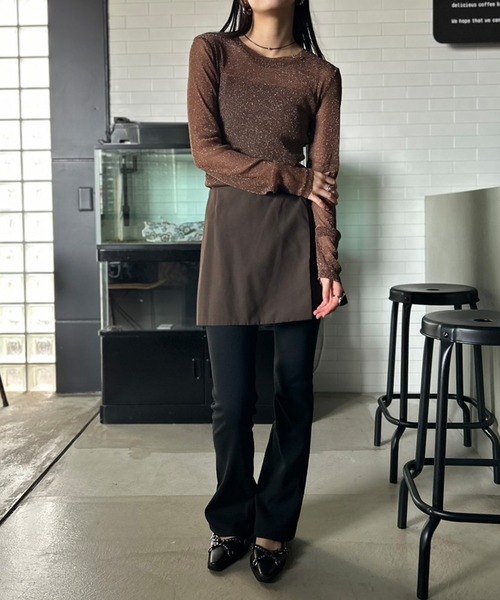 Kotoe（コトエ） tシャツ 「全8色」 ラメシアートップス クルーネック