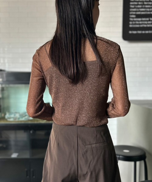 Kotoe（コトエ） tシャツ 「全8色」 ラメシアートップス クルーネック