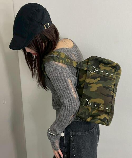 WEGO（ウィゴー） ボストンバッグ WEGO/アソート柄ボストンバッグ