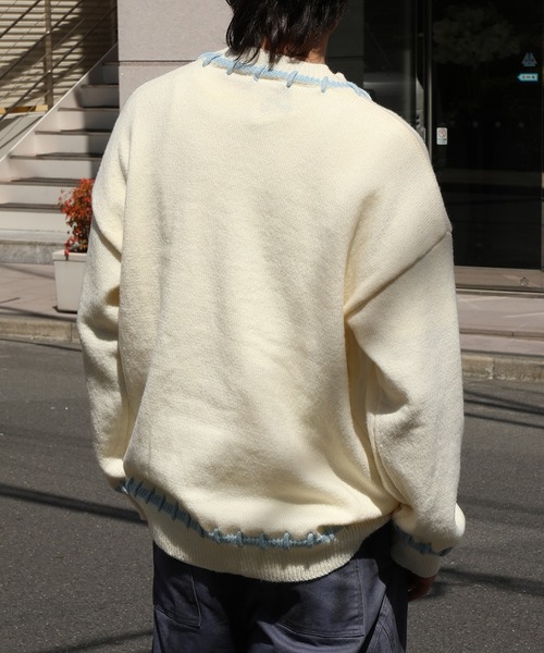 セーター ニット HOOK -original- ハートジャカードニットプルオーバー
