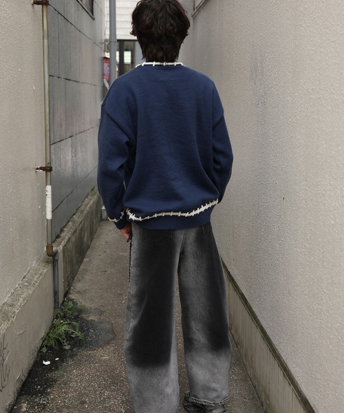 セーター ニット HOOK -original- ハートジャカードニットプルオーバー セーター ニット HOOK -original- ハートジャカードニットプルオーバー