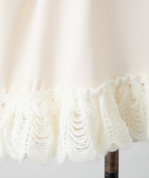 BEARDSLEY（ビアズリー） tシャツ 裾タムレースカットソー レディース