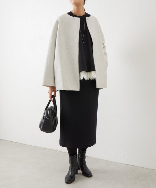 BEARDSLEY（ビアズリー） tシャツ 裾タムレースカットソー レディース