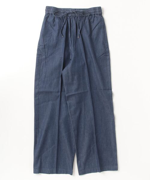 NANO universe 「NANO universe」 イージーパンツ FREE ネイビー