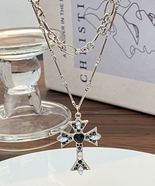 K14クロスモチーフ プチネックレス cross クロス 