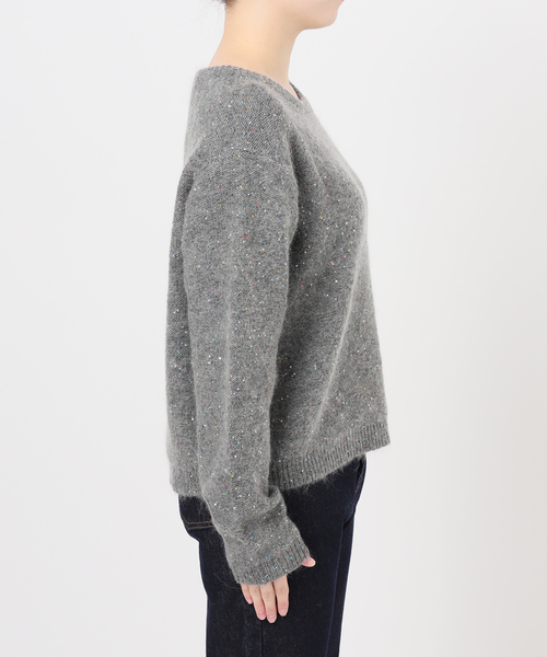 【最終価格】◎スローブイエナ　スパンコールニット SLOBE IENA（スローブイエナ） ニット セーター スパンコールニット