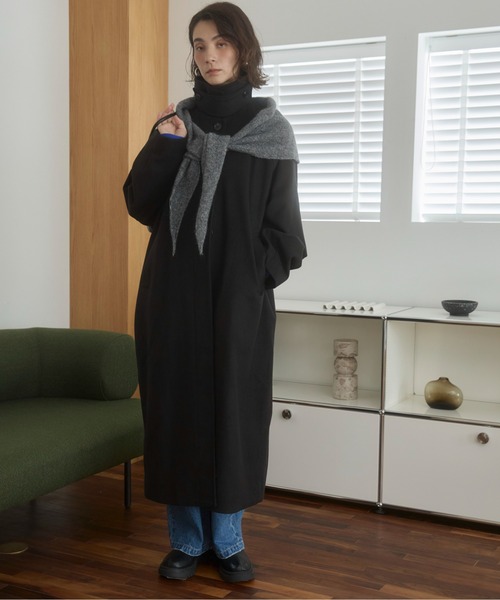 ANGIE ステンカラーコート コート 2WAY ステンカラーロングコート