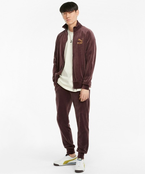 PUMA　プーマ　レザーブルゾン　羊革ジャケット　サイズM　ダークブラウン PUMA（プーマ） ブルゾン MEDIUM ダークブラウン メンズ : ZOZOTOWN