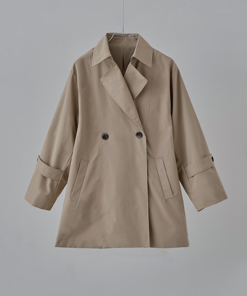 「etoll.」 トレンチコート M ベージュ レディース_画像2