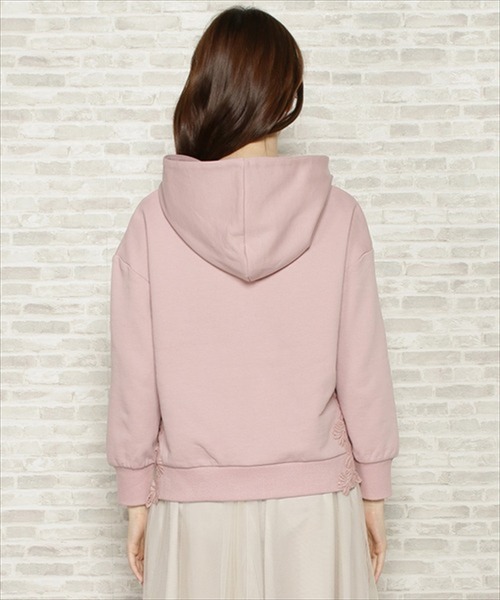 「WILLSELECTION」 プルオーバーパーカー MEDIUM ホワイト レディース_画像7