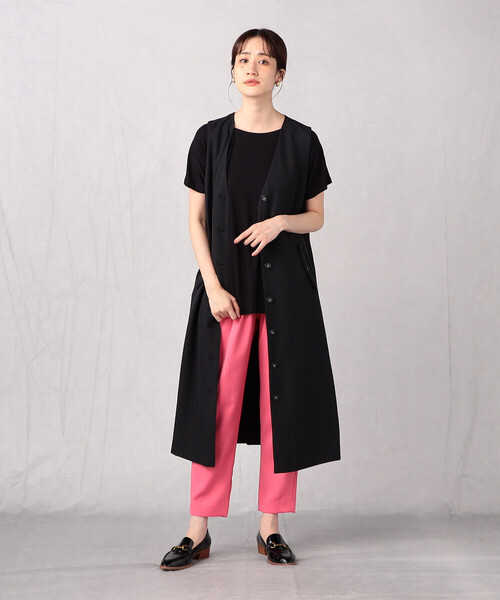 「Comme ca Mature」 イージーパンツ M ピンク レディース_画像5