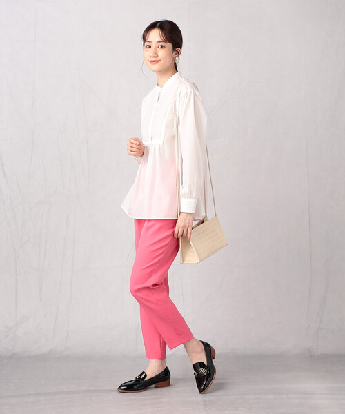 「Comme ca Mature」 イージーパンツ M ピンク レディース_画像6