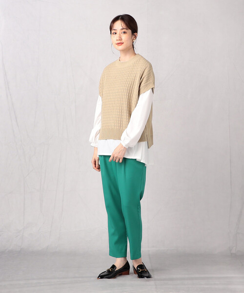 「Comme ca Mature」 イージーパンツ M ピンク レディース_画像9