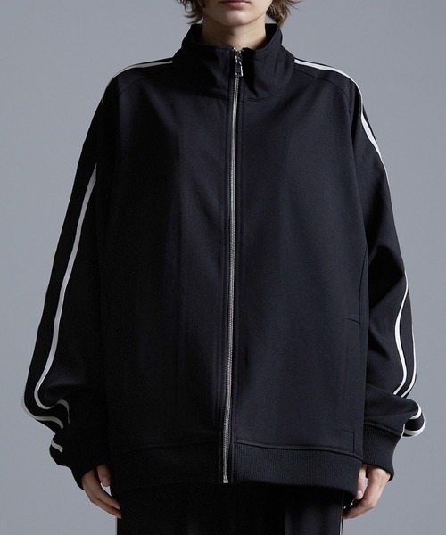 「Loose/ルース」 ジャージブルゾン S アッシュグレー メンズ_画像9