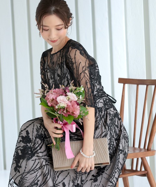 「haremode」 半袖ワンピース M グリーン レディース_画像5