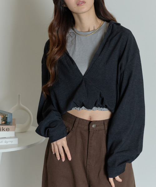 tシャツ レイヤード風 クロップドトップス レディース : ZOZOTOWN tシャツ レイヤード風 クロップドトップス レディース : ZOZOTOWN