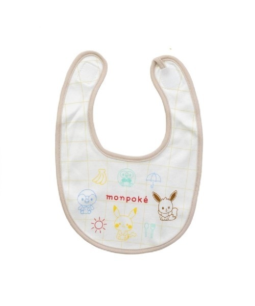 スタイ よだれかけ monpoke モンポケ 5枚組 ピカチュウ : ZOZOTOWN