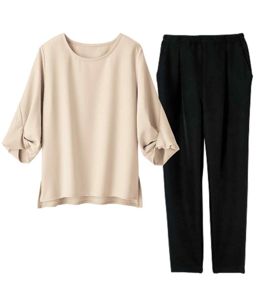 「RANAN」 セットアップ L アイボリー レディース_画像2