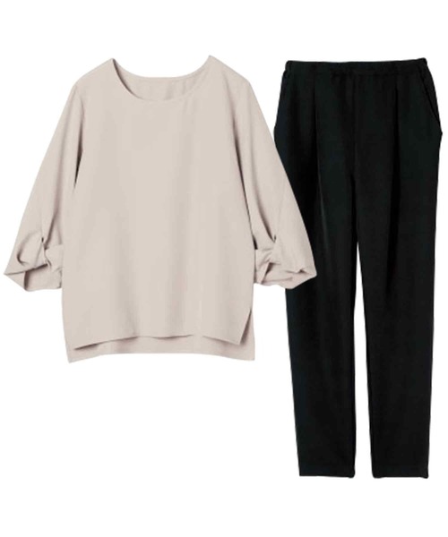 「RANAN」 セットアップ L アイボリー レディース_画像3