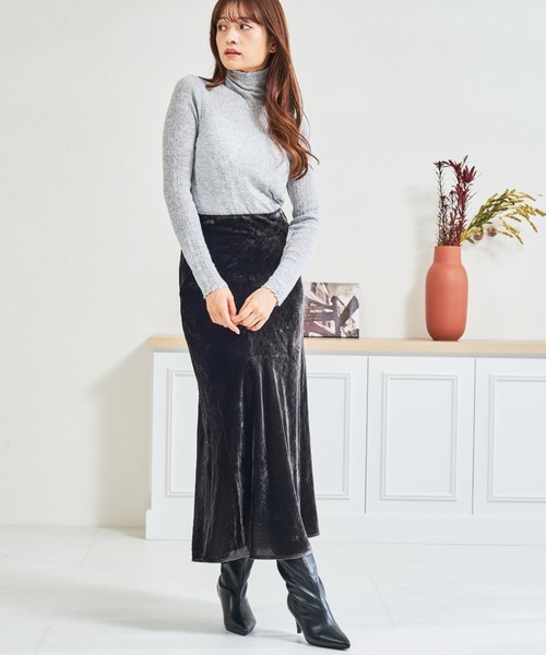 MISCH MASCH（ミッシュマッシュ） スカート ZOZO限定 ベロアロング