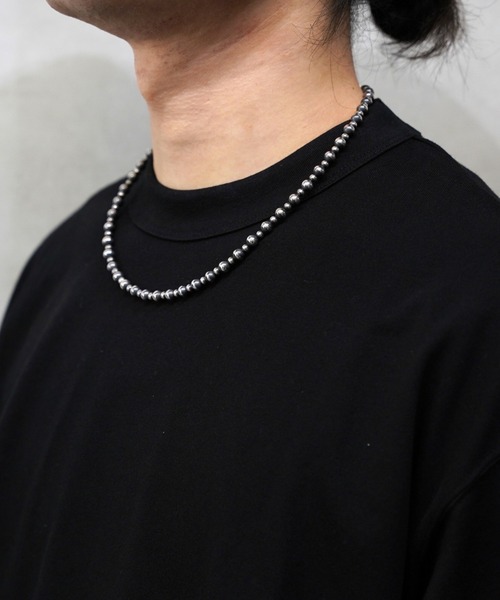 ネックレス 「ERICKA NICOLAS BEGAY」 NAVAJO PEARL NECKLACE / 4×6-50 メンズ レディースの画像