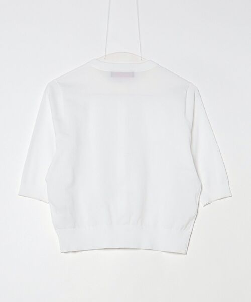 CABaN（キャバン） ニットカーディガン S ホワイト レディース