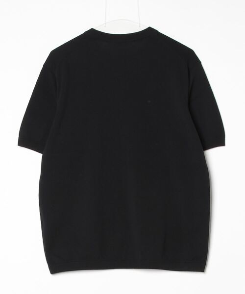 「BEAUTY&YOUTH UNITED ARROWS」 半袖ニット M ブラック メンズ_画像2
