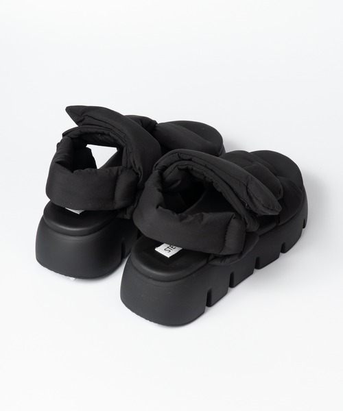 「STEVE MADDEN」 フラットサンダル 24.0cm シルバー レディース_画像4