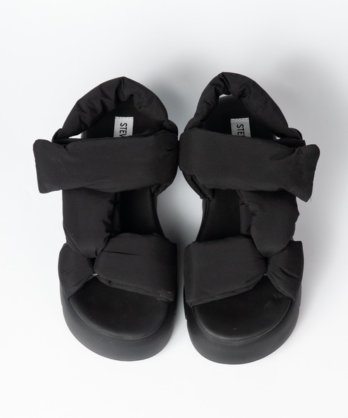 「STEVE MADDEN」 フラットサンダル 24.0cm シルバー レディース_画像6