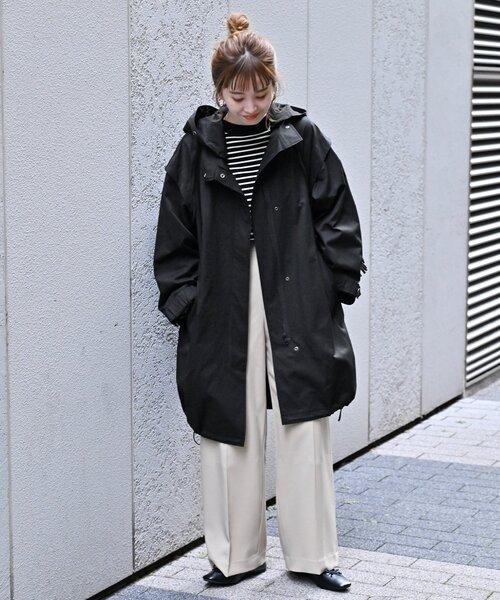 B.C STOCK（ベーセーストック） 「Simplicite」コート FREE ブラック