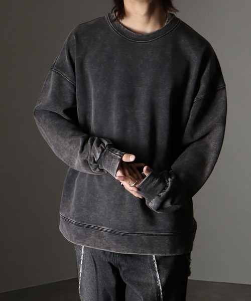 「welise」 「ills」長袖ニット L ブルー系その他 メンズ_画像6