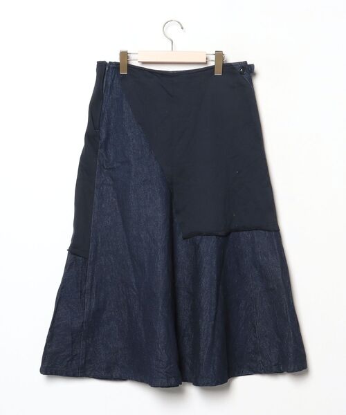 「Y's」 ロングスカート 3 ブルー レディース_画像2