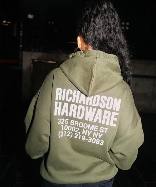 RICHARDSON」 プルオーバーパーカー M オリーブ メンズ RICHARDSON 
