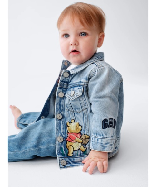 GAP（ギャップ） デニムジャケット アウター くまのプーさん アイコン
