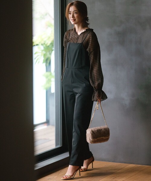 23区（ニジュウサンク） オーバーオール 38 グレー レディース