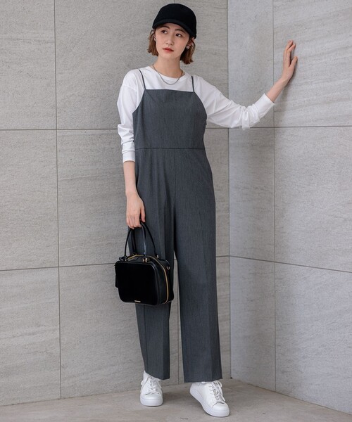 23区（ニジュウサンク） オーバーオール 38 グレー レディース