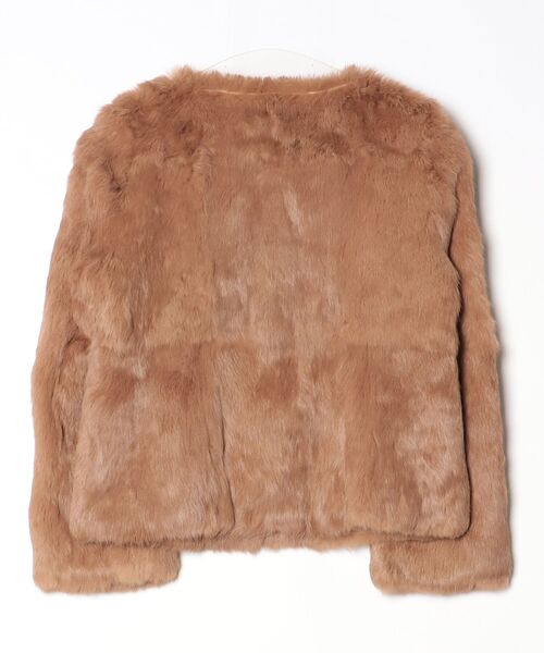 「La TOTALITE」 ノーカラージャケット - ブラウン レディース_画像2