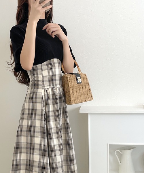 「mily bilet」 コンビワンピース X-LARGE ブラック レディース_画像9