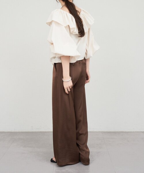 「SHENERY」 長袖ブラウス FREE オフホワイト レディース_画像6