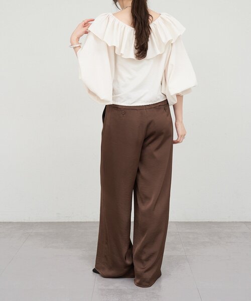 「SHENERY」 長袖ブラウス FREE オフホワイト レディース_画像7