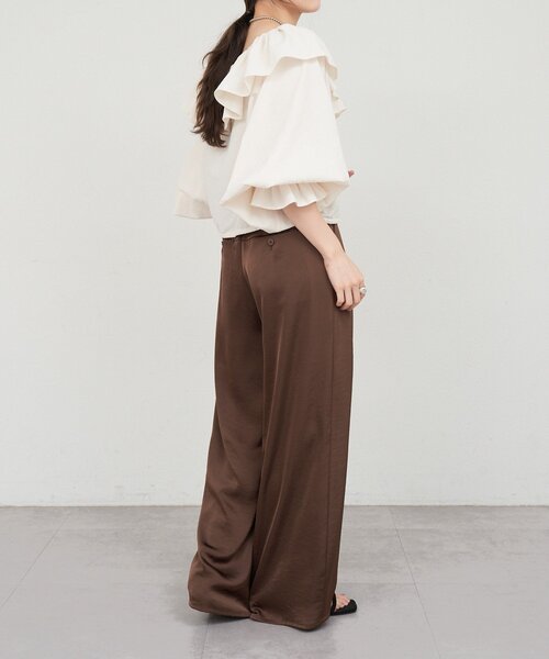 「SHENERY」 長袖ブラウス FREE オフホワイト レディース_画像8