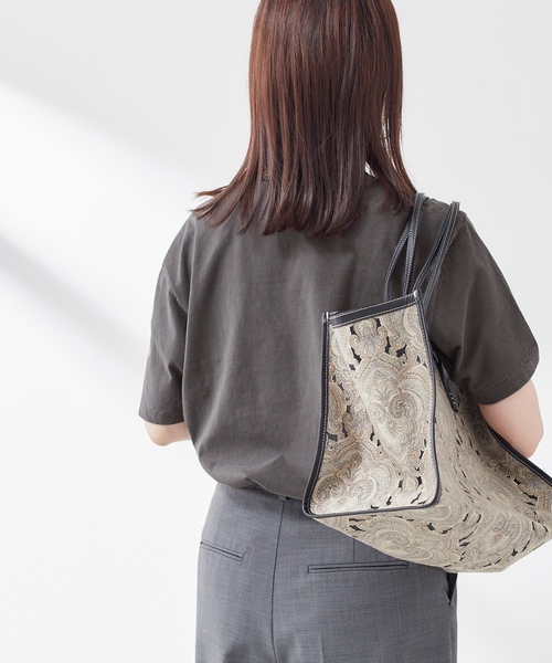 「MIXTA」 半袖Tシャツ MEDIUM ネイビー レディース_画像6
