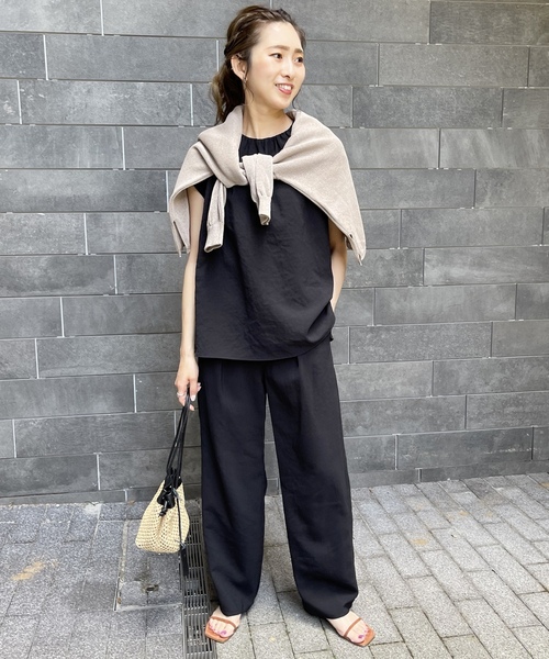 「Spick & Span」 チノパンツ 38 ブラック レディース_画像6