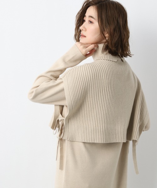 「A part by」 ニットワンピース MEDIUM ブラック レディース_画像9