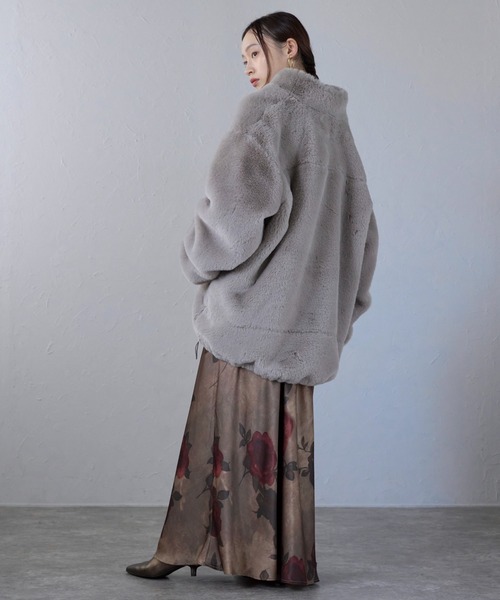 「ap retro」 ブルゾン FREE ブラック レディース_画像9