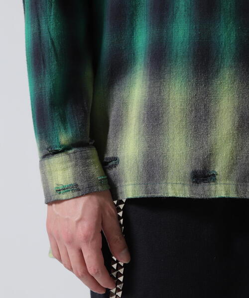 VALABASAS（ヴァラバサス） シャツ Valabasas /バラバサス/GREEN CHECH