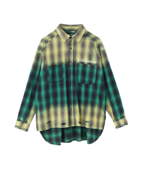 VALABASAS（ヴァラバサス） シャツ Valabasas /バラバサス/GREEN CHECH