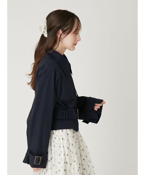 FRAY I.D ボリュームスリーブショートトレンチコート FRAY I.D｜ボリュームスリーブショートトレンチコート/撥水 | Rakuten